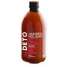 DETO Bio szűretlen vörösbor ecet szirup "anyaecettel" 500ml