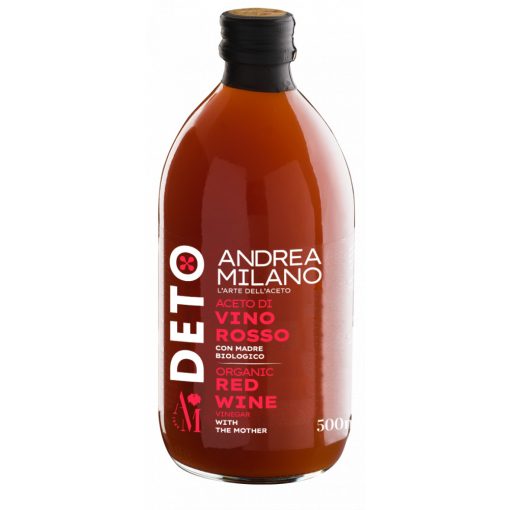 DETO Bio szűretlen vörösbor ecet szirup "anyaecettel" 500ml