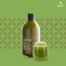 DETO Bio szűretlen almaecet fúzió matcha teával és citrommal "anyaecettel" 500ml