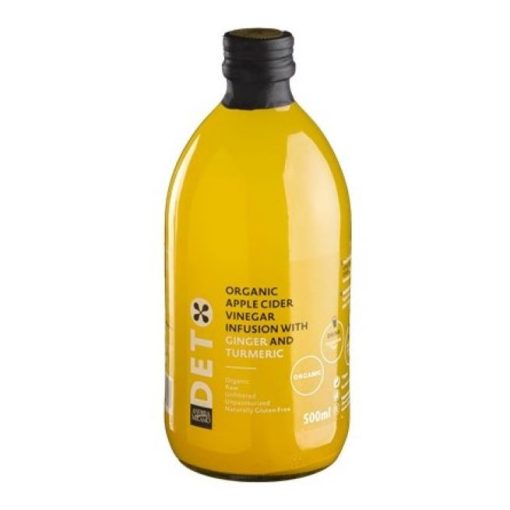 DETO Bio szűretlen almaecet fúzió kurkumával és gyömbérrel "anyaecettel" 500ml