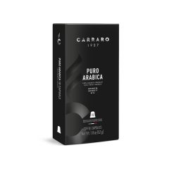   CARRARO Puro Arabica Premium kávékapszula 10db (Nespresso kompatibilis)