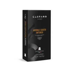   CARRARO Aroma E Gusto Intenso Premium kávékapszula 10db (Nespresso kompatibilis)