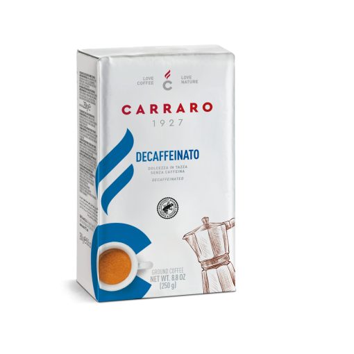 CARRARO koffeinmentes őrölt kávé 250g