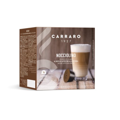 CARRARO Nocciolino kávékapszula 16db (Dolce Gusto kompatibilis)