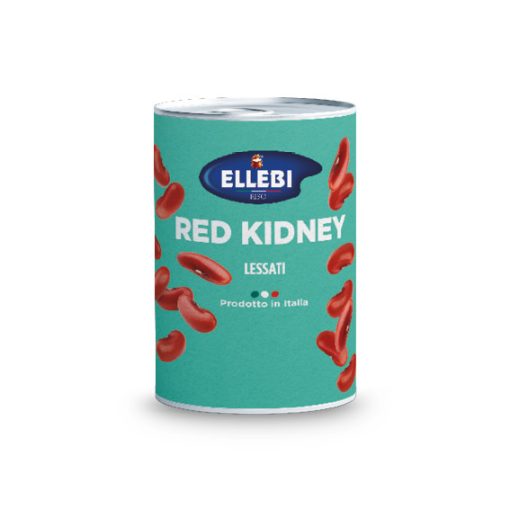 ELLEBI előfőzött vörös kidney bab 400g